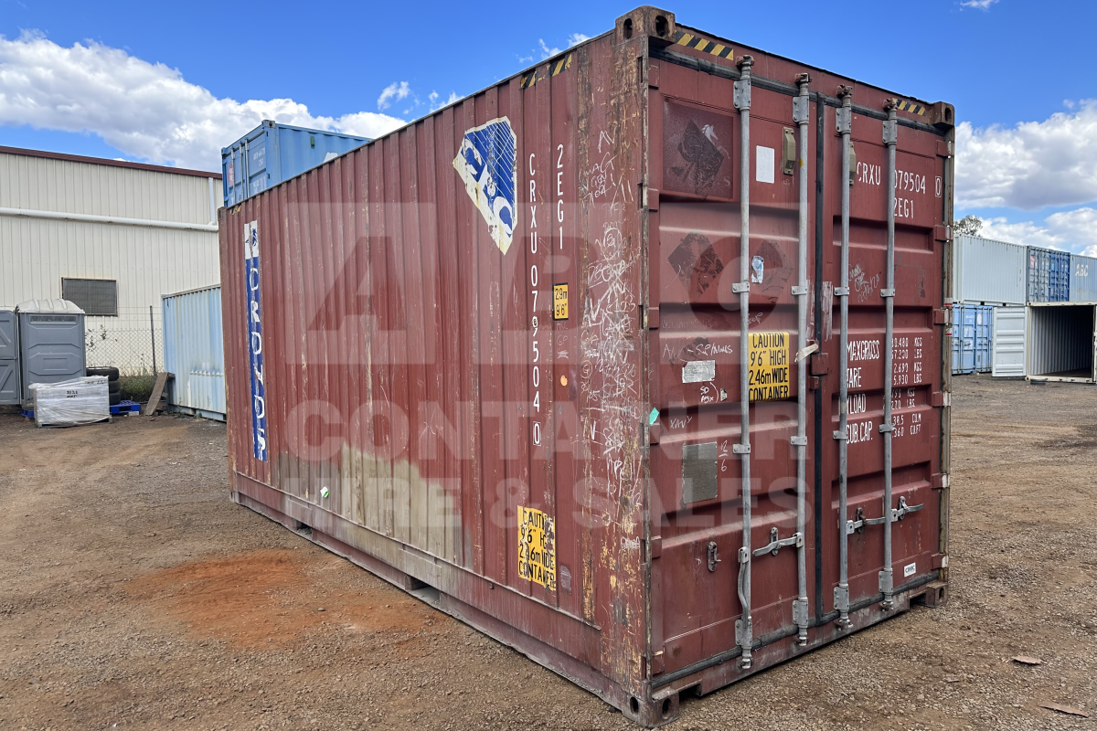 2 Pallet Wide High cube container