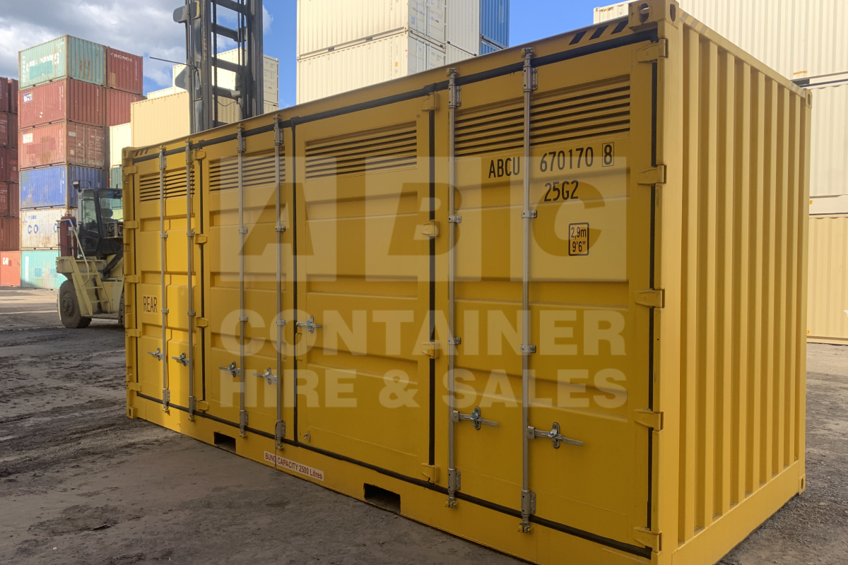 20 Foot Dangerous Goods Full side opening High Cube Container